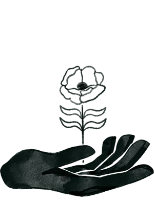 Raafaye hand flower Raafaye hand flower