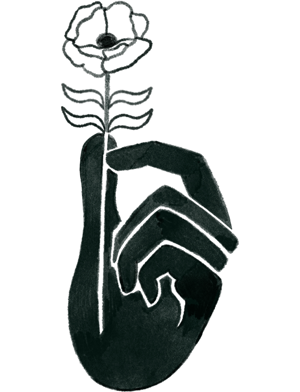 Raafaye hand flower Raafaye hand flower